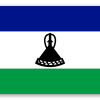 Lesotho - klistermærke til kort