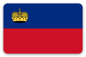 Liechtenstein - klistermærke til kort