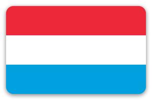 Luxembourg - klistermærke til kort
