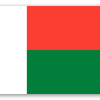 Madagaskar - klistermærke til kort