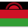 Malawi - klistermærke til kort