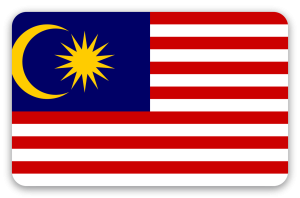 Malaysia - klistermærke til kort