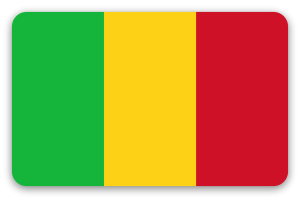 Mali - klistermærke til kort