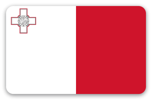 Malta - klistermærke til kort