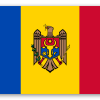 Moldova - klistermærke til kort
