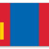Mongoliet - klistermærke til kort