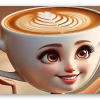 Ballerina Cappuccina - klistermærke til kort