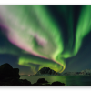 Nordlys - klistermærke til kort