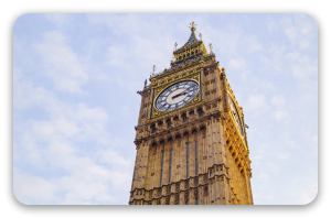 Big Ben - klistermærke til kort