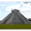 Chichén Itzá - klistermærke til kort