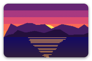 Pixel-solnedgang